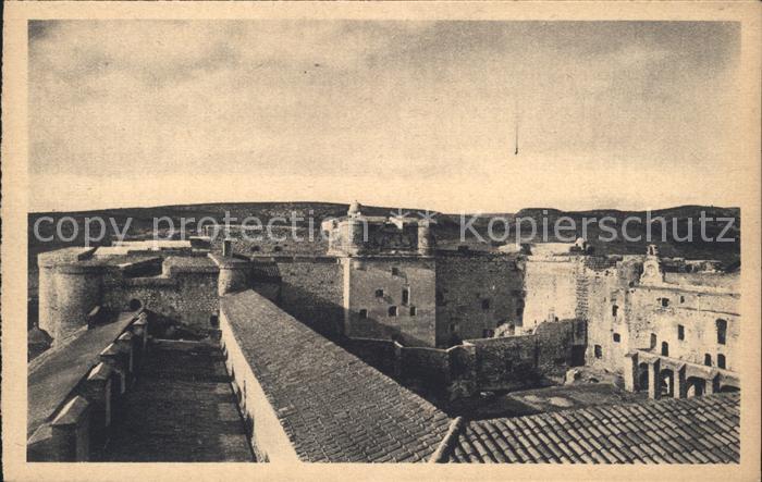 Salses-le-Chateau Le Fort vue generale de la Cour