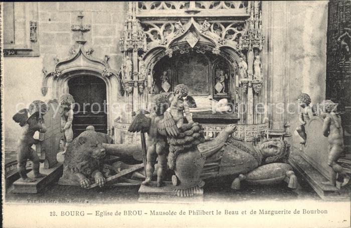 Bourg-en-Bresse Eglise de Brou Mausolee de Philibert le