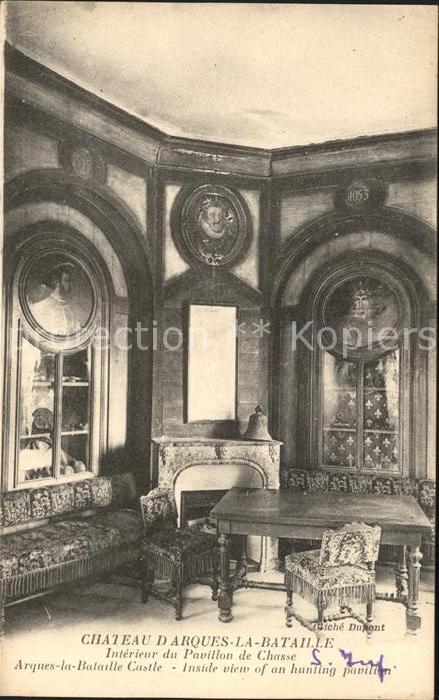 Arques-la-Bataille Chateau Interieur du Pavillon de Chasse