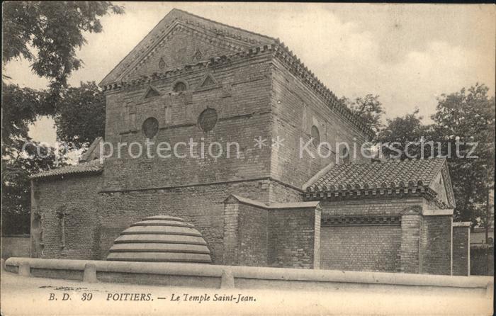 Poitiers 86 Temple Saint Jean