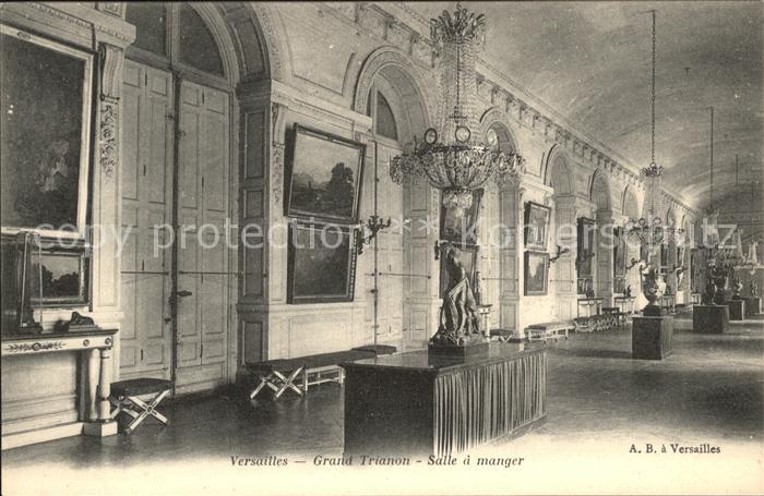 Versailles Yvelines Grand Trianon Salle a manger