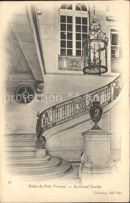 Versailles Yvelines Palais du Petit Trianon Grand Escalier