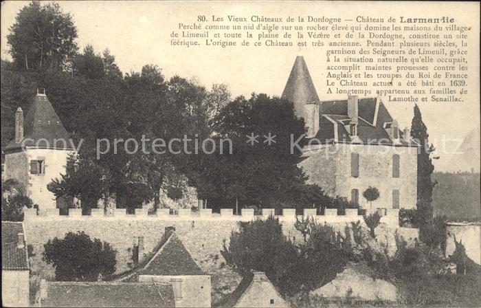 Limeuil Chateau de Larmandie Histoire