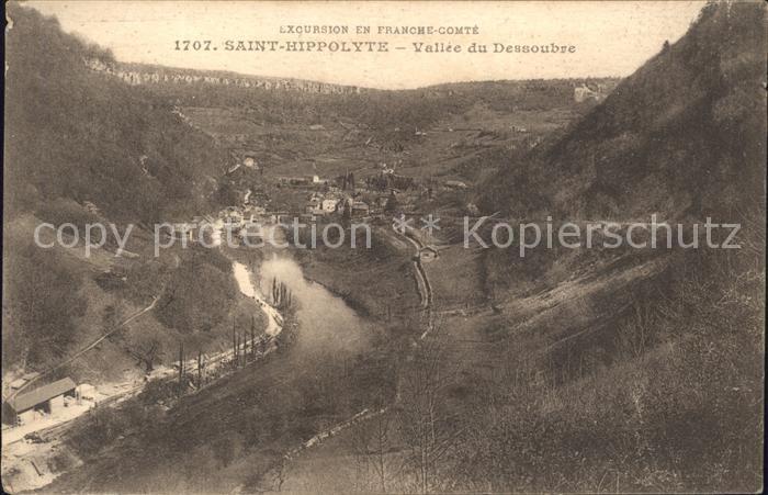 Saint-Hippolyte Doubs Panorama Vallee du Dessoubre