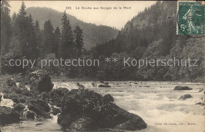 Bassin du Doubs Le Doubs aux Gorges de la Mort