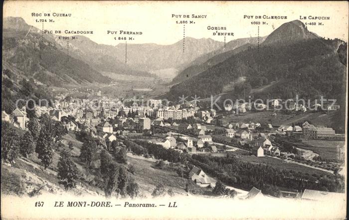 Mont-Dore Panorama et les Montagnes
