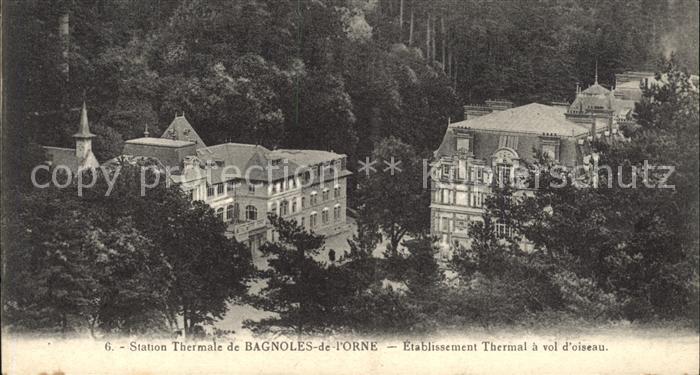 Bagnoles-de-l Orne Etablissement Thermal a vol d_oiseau