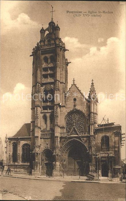 Pontoise  Val-d Oise Eglise Saint Maclou