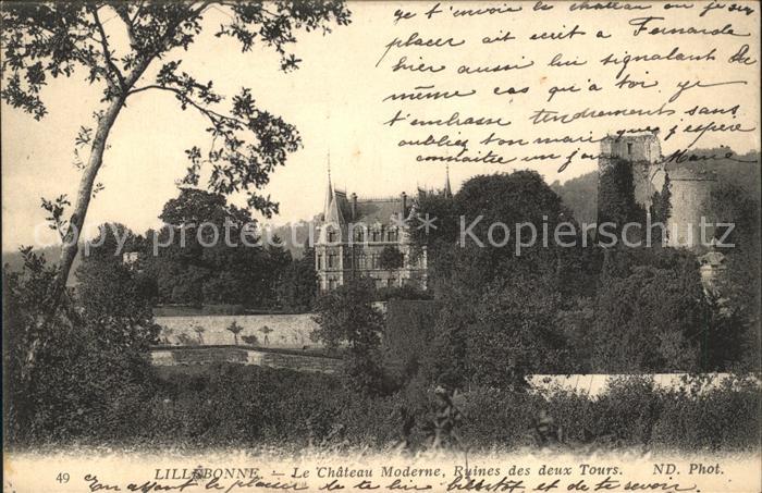 Lillebonne Chateau Moderne Ruines des deux Tours