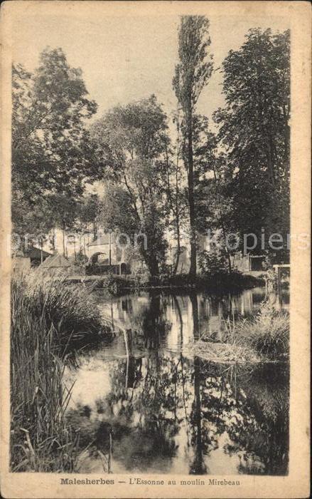 Malesherbes Essone au moulin Mirebeau