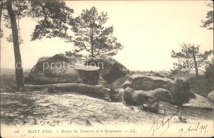 Eu 76 Mont Aigu Rocher du Tonnerre et le Scop