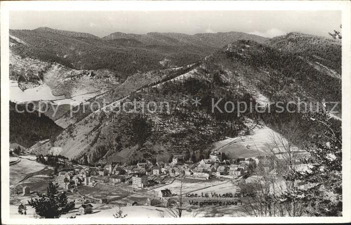 Villard-de-Lans Vue generale en hiver Montagnes