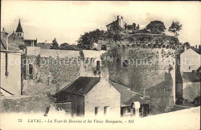 Laval Mayenne Tour de Renaise et les vieux Remparts