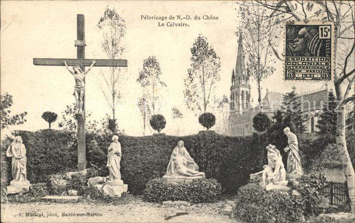 Vion Sarthe Pelerinage de Notre Dame du Chene Calva