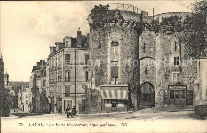 Laval Mayenne Porte Beucheresse style gothique