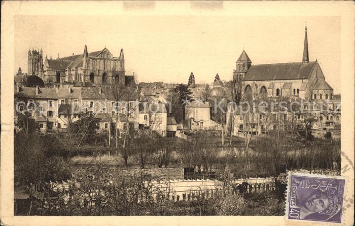 Poitiers 86 Bords du Clain Cathedrale Eglise Sainte