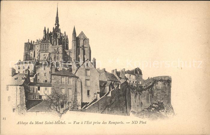 Mont-Saint-Michel Abbaye Remparts