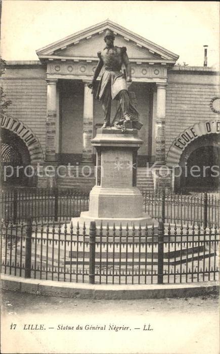 Lille Nord Statue du General Negrier Monument