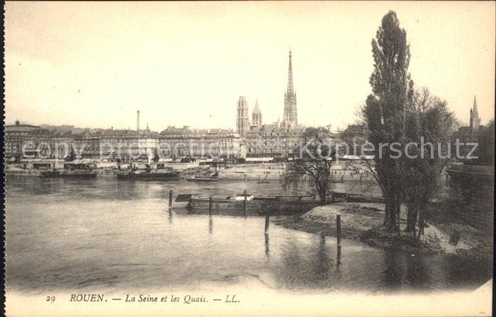 Rouen Seine et les Quais Cathedrale