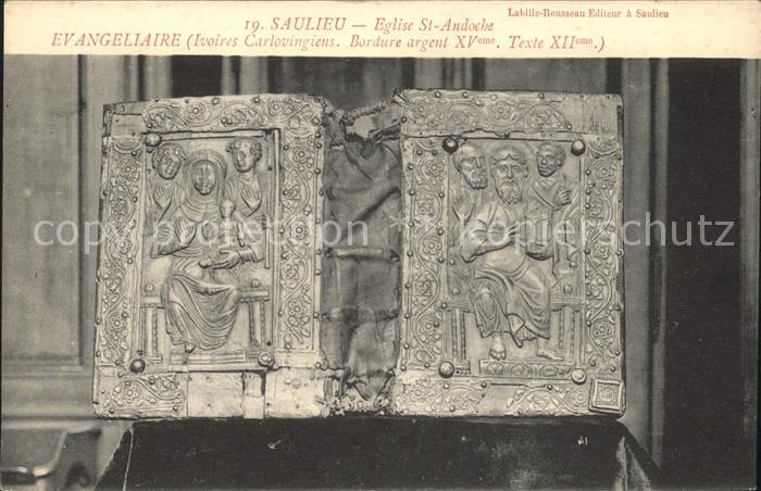 Saulieu Eglise Saint Andoche Evangeliaire