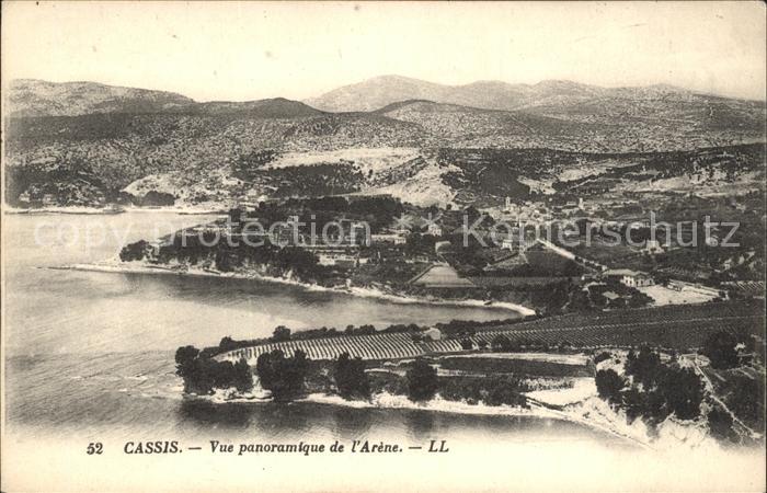 Cassis Vue panoramique de l'Arene