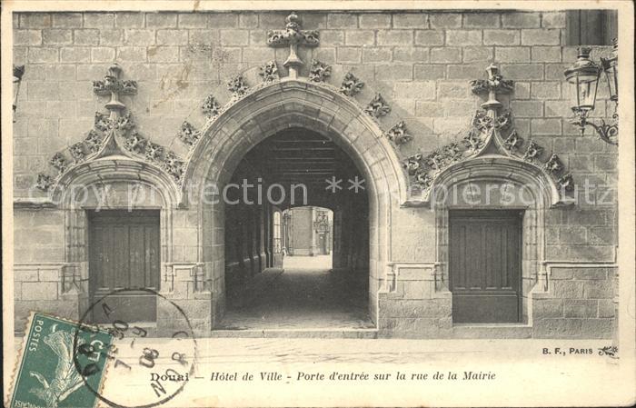 Douai 59 Hotel de Ville Porte d_Entree Rue de la