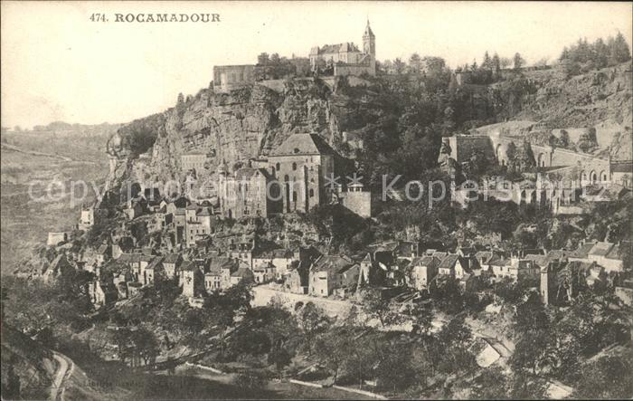 Rocamadour Vue generale