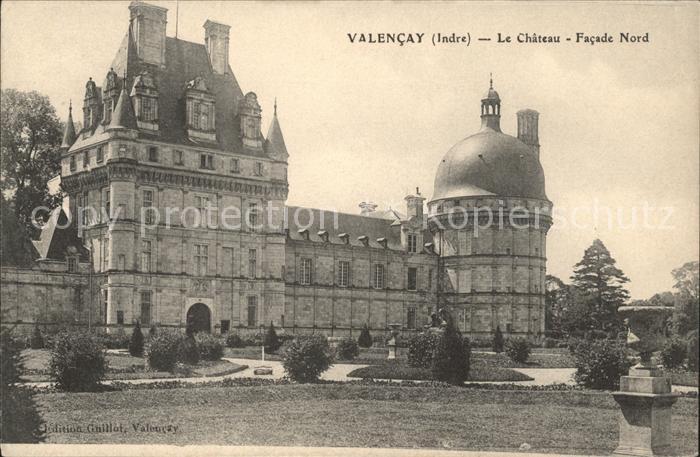 Valencay Chateau Facade Nord