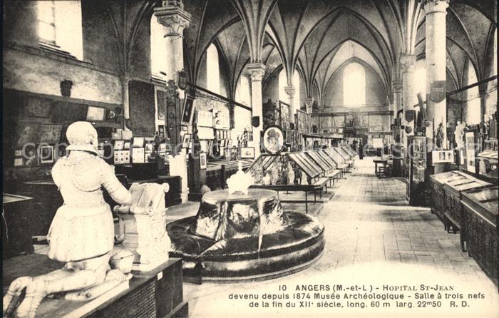 Angers Hopital Saint Jean Musee Archeologique