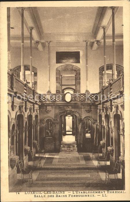 Luxeuil-les-Bains Etablissement Thermal Salle des Bains Ferrugineux