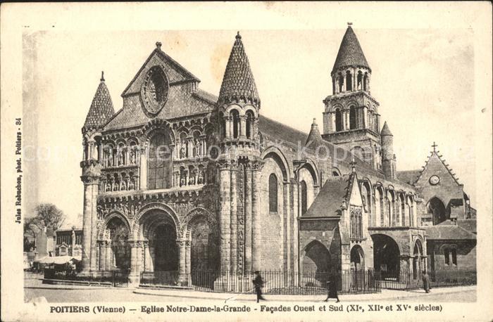 Poitiers 86 Eglise Notre Dame la Grande