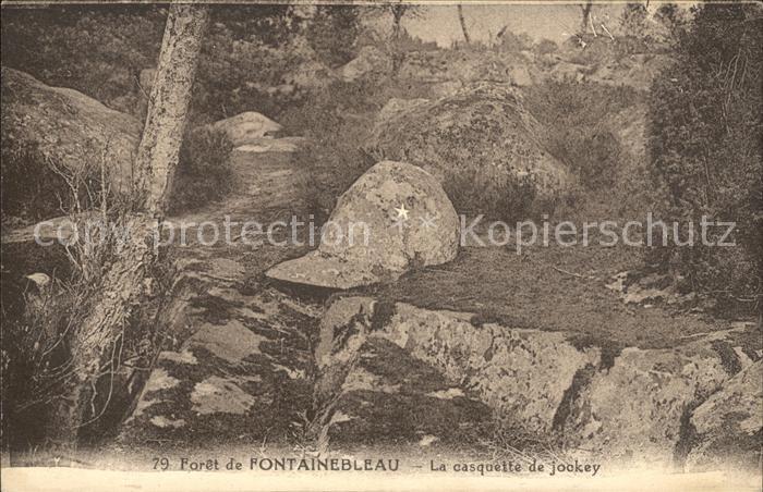 Fontainebleau Seine et Marne Foret de Fontainebleau Casquette de jockey