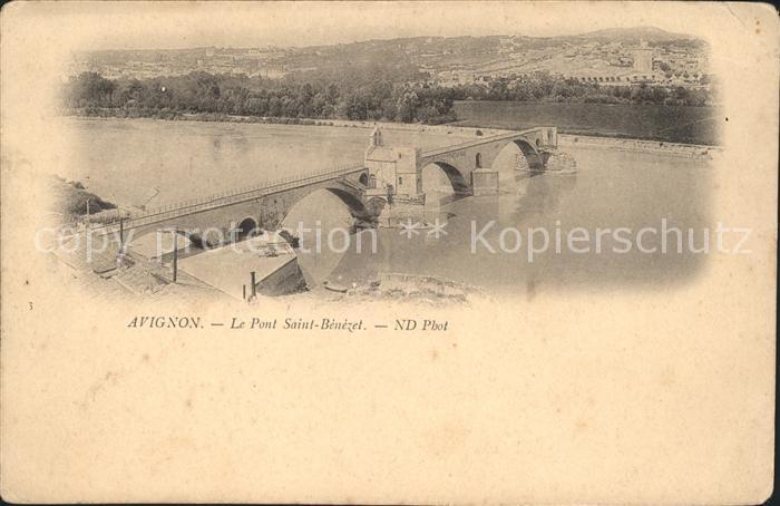 Avignon Vaucluse Pont Saint Benezet