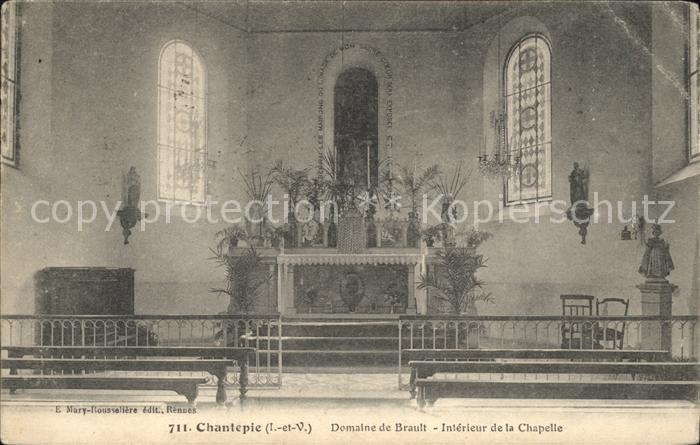 Chantepie Domaine de Brault Interieur de la Chape