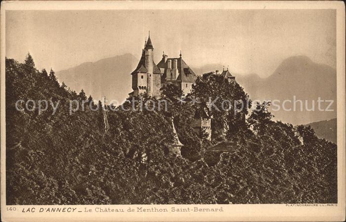 Annecy Haute-Savoie Chateau de Menthon Saint Bernard