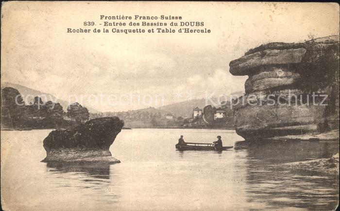 Bassin du Doubs Rocher de la Casquette Table d_Hercule