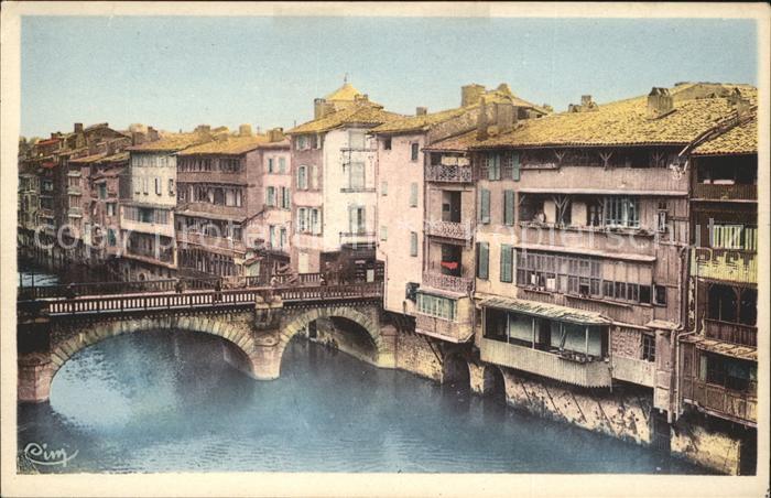Castres Tarn Pont Neuf et vieilles Maisons