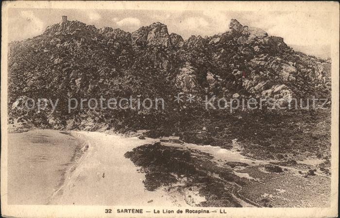 Sartene Lion de Rocapina Felsen