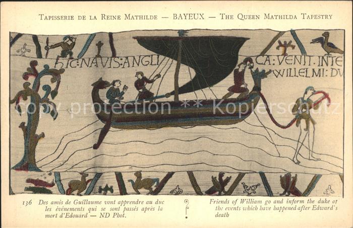 Bayeux Tapisserie de la Reine Mathilde Histoire