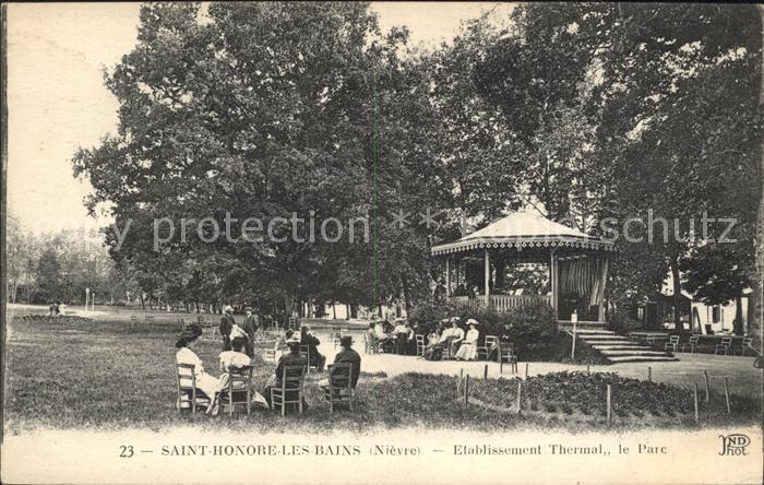 Saint-Honore-les-Bains Etablissement Thermal Parc Pavillon