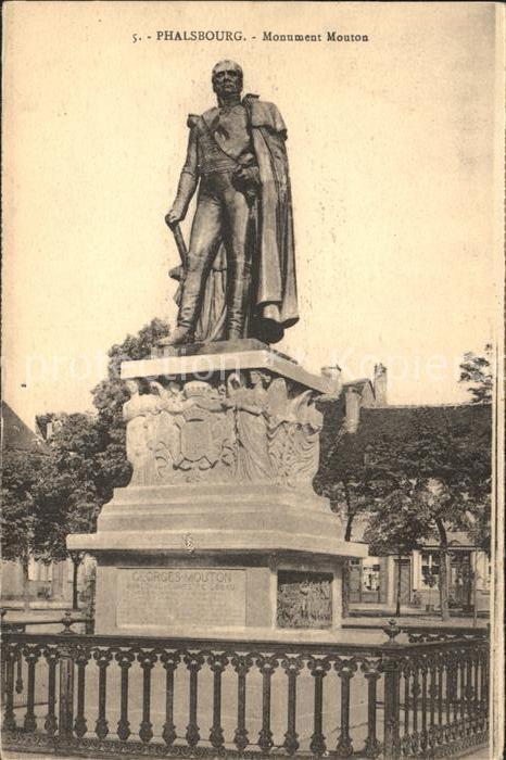 Phalsbourg Monument Mouton Statue
