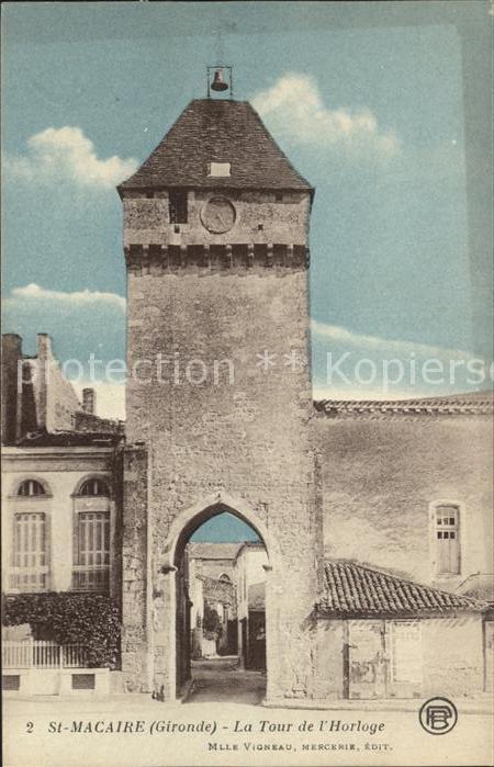 Saint-Macaire Tour de l_Horloge