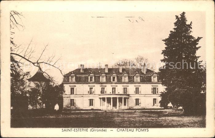 Saint-Estephe Gironde Chateau Pomys