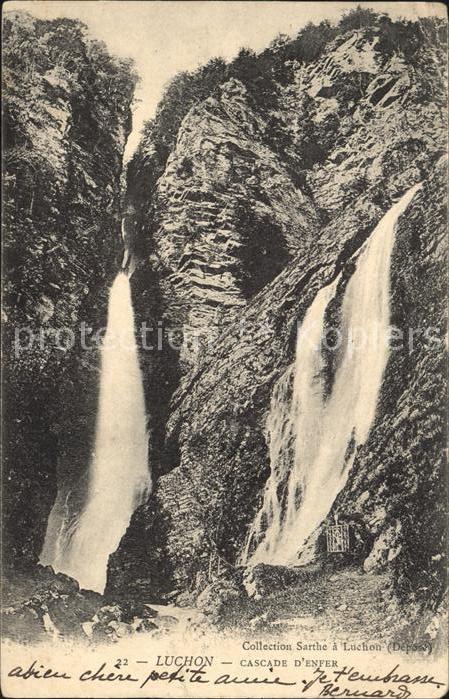 Luchon Haute-Garonne Cascade d_Enfer Wasserfall