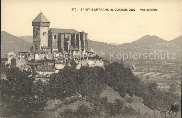 Saint-Bertrand-de-Comminges Vue generale Basilique