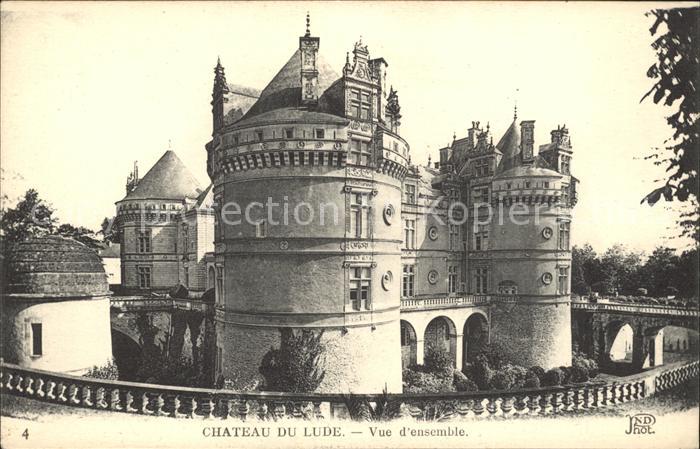 Le Lude Chateau vue d_ensemble