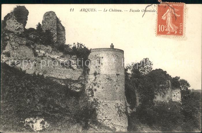 Arques-la-Bataille Chateau Facade Orientale