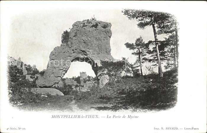 Millau Aveyron Porte de Mycene Felsformation