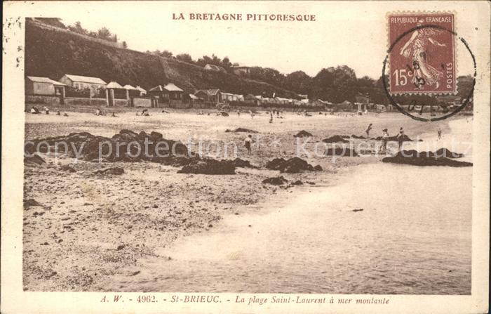 Saint-Brieuc Cotes-d Armor Plage Saint Laurent