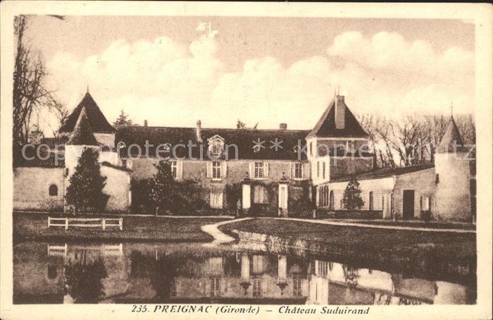 Preignac Chateau Suduirand